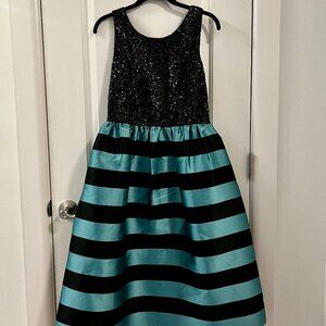 Anthropologie Leifsdottir Starlit Stripe Dress with Sequins NWT, size 6
